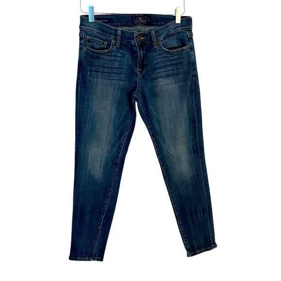 Lucky Brand | Women's Blue Charlie Capri Skinny Jeans Size 27 - Picture 1 of 9
